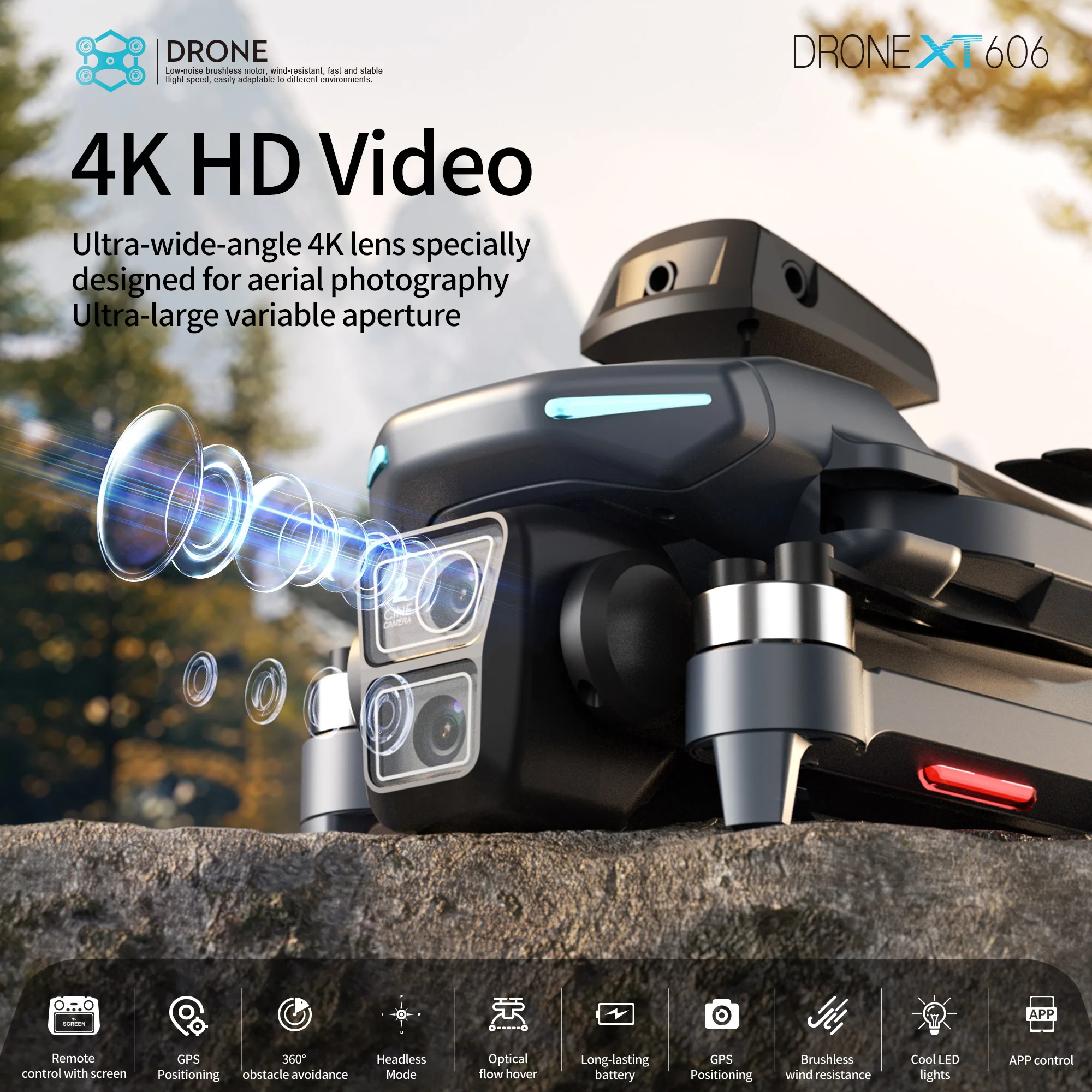 Oryginalny dron XT606 Professi – Drone Mapping recenzja i cena