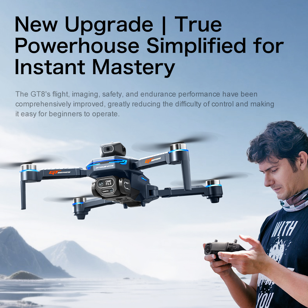 Oryginalny dron GT8 8K Profesj – Drone Surveying recenzja i cena